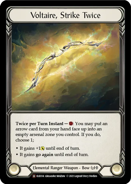Voltaire, Strike Twice ELE034